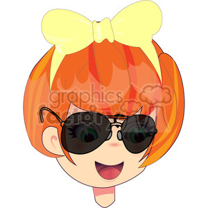   Cartoon Girl sunglasses 