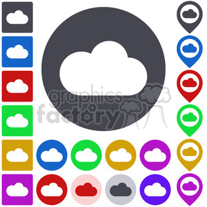cloud icon pack