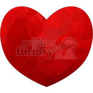 Heart triangle art geometry geometric polygon vector graphics RF clip art images