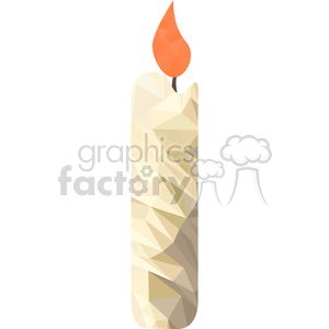 Candle geometry geometric polygon vector graphics RF clip art images