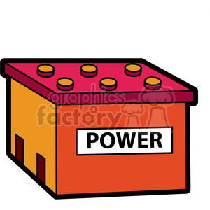 power cell battery illustration graphic