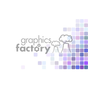 A clipart image featuring a gradient pattern of pastel-colored squares arranged in a corner, creating a modern and abstract design.