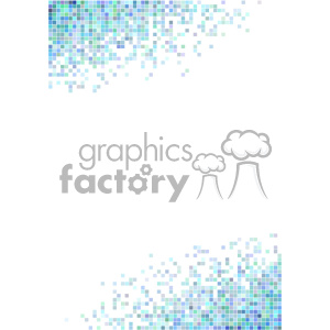 shades of blue pixel vector brochure letterhead document bottom top background template