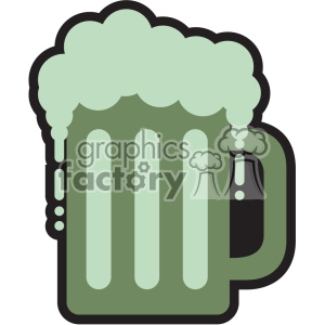 mug of green beer for St Patricks Day svg cut files GF