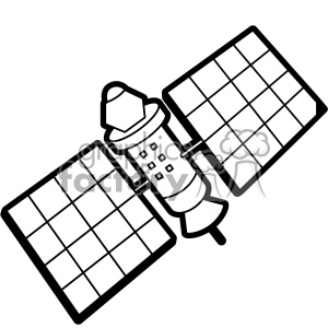 space low earth orbit satellite svg cut file vector