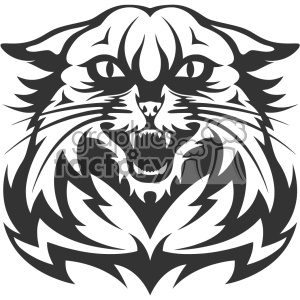 Royalty-Free wildcat head vector art 403145 vector clip