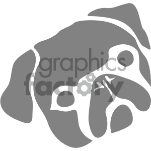 vector pug dog icon