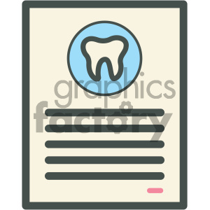 dental agreement vector flat icon designs