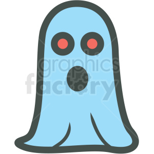 halloween ghost vector icon image