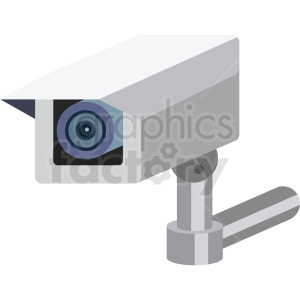 security camera vector flat icon clipart with no background