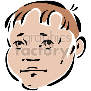 Child's Face - Simple and Stylized