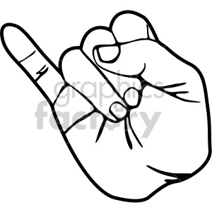 A clipart image of a hand making a pinky promise gesture.