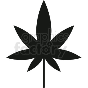vector marijuana leaf silhouette design