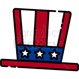 american top hat clipart