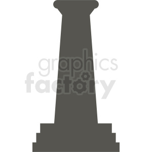 greek column silhouette