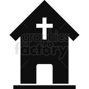 religious building silhouette vector icon no background