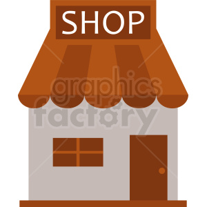 shop storefront vector clipart