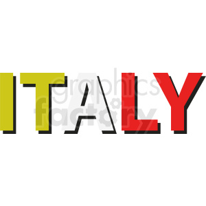 Italy vector clipart