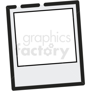 polaroid photo vector icon