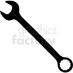 combination wrench vector icon