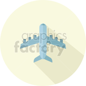 airplane vector clipart 2