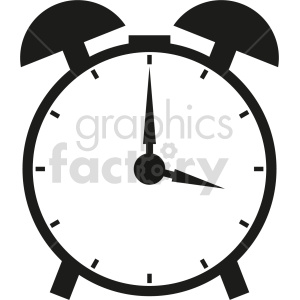 alarm clock vector graphic clipart 4