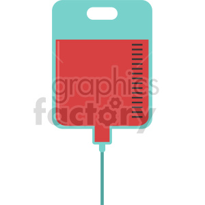 blood iv bag vector icon graphic clipart 1