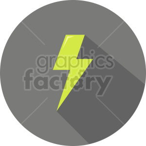   lightning vector icon graphic clipart 1 