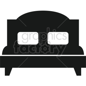 isometric bed vector icon clipart 3