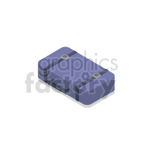isometric travel bag vector icon clipart 8