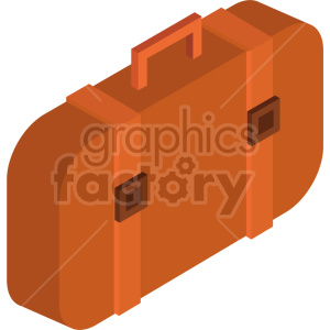 isometric travel bag vector icon clipart 6