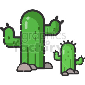 cartoon cactus clipart
