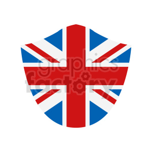   flag of the United Kingdom vector clipart 02 