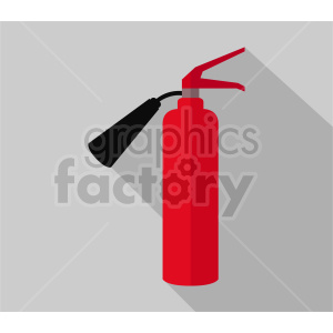 cartoon fire extinguisher vector clipart