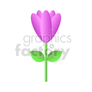flowers vector clipart 6