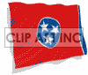 3D animated Tennessee flag