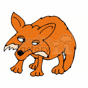 Cartoon Fox - Crafty Wild Animal