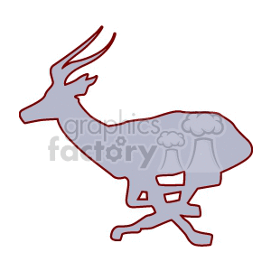 Deer Antelope Gazelle Silhouette