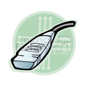 Illustration of a network cable with a circuit board background.