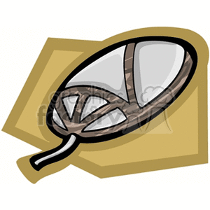 Clipart image of a computer mouse with a geometric design.