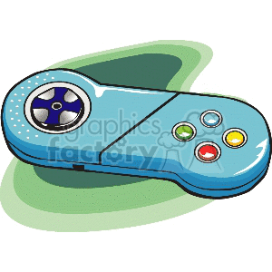 Blue Gaming Controller