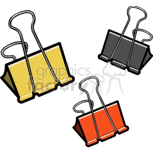 Colorful Binder Clips