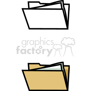 File Folder with Papers