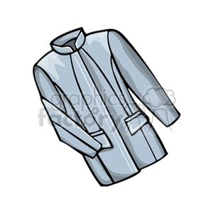 Clipart illustration of a winter coat.