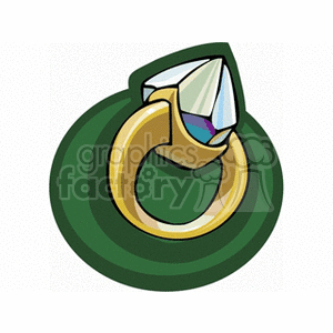 Gold Ring with Diamond