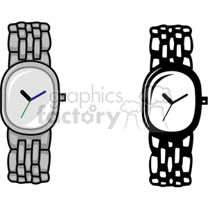 Grayscale and Outline Wristwatches