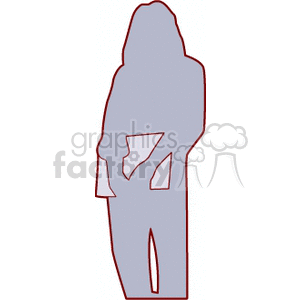 Student Silhouette Illustration for Education Themes