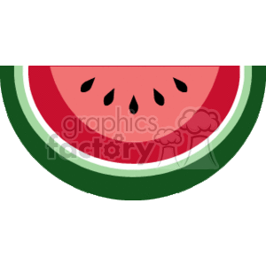   The clipart image features a slice of watermelon. It