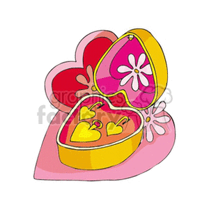 Heart-Shaped Jewelry Box for Valentine's Day