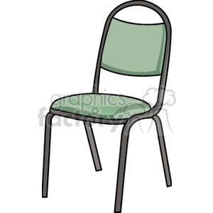 Green Metal Frame Chair